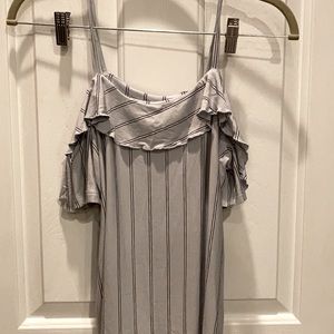 Soft & Sexy T Light Blue, Black, & White Size XS